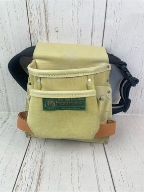 Rooster “Tough by Tradition” Genuine Leather Nail & Tool Bag
